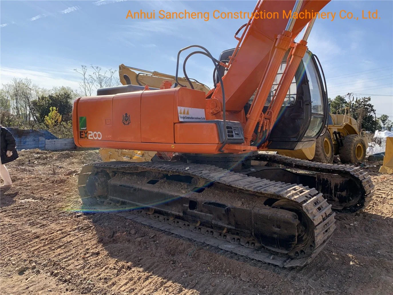 Mecánico utilizado Semiautomática excavadora Hitachi EX200 / Hitachi EX 20t200-5 Excavadora Zx200