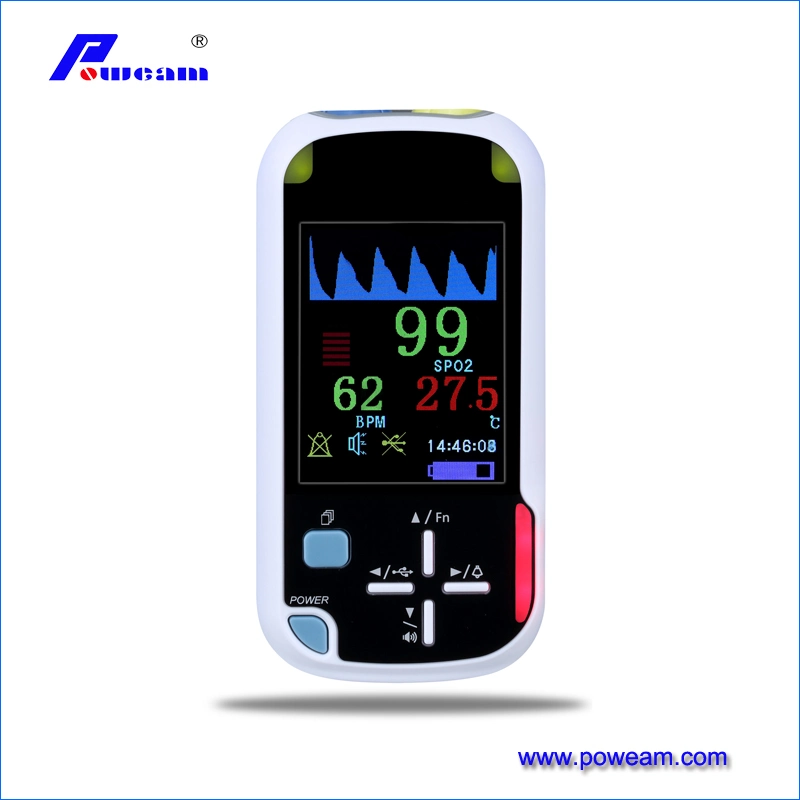 Color LED Finger Pulse Oximeter (MP-H+)