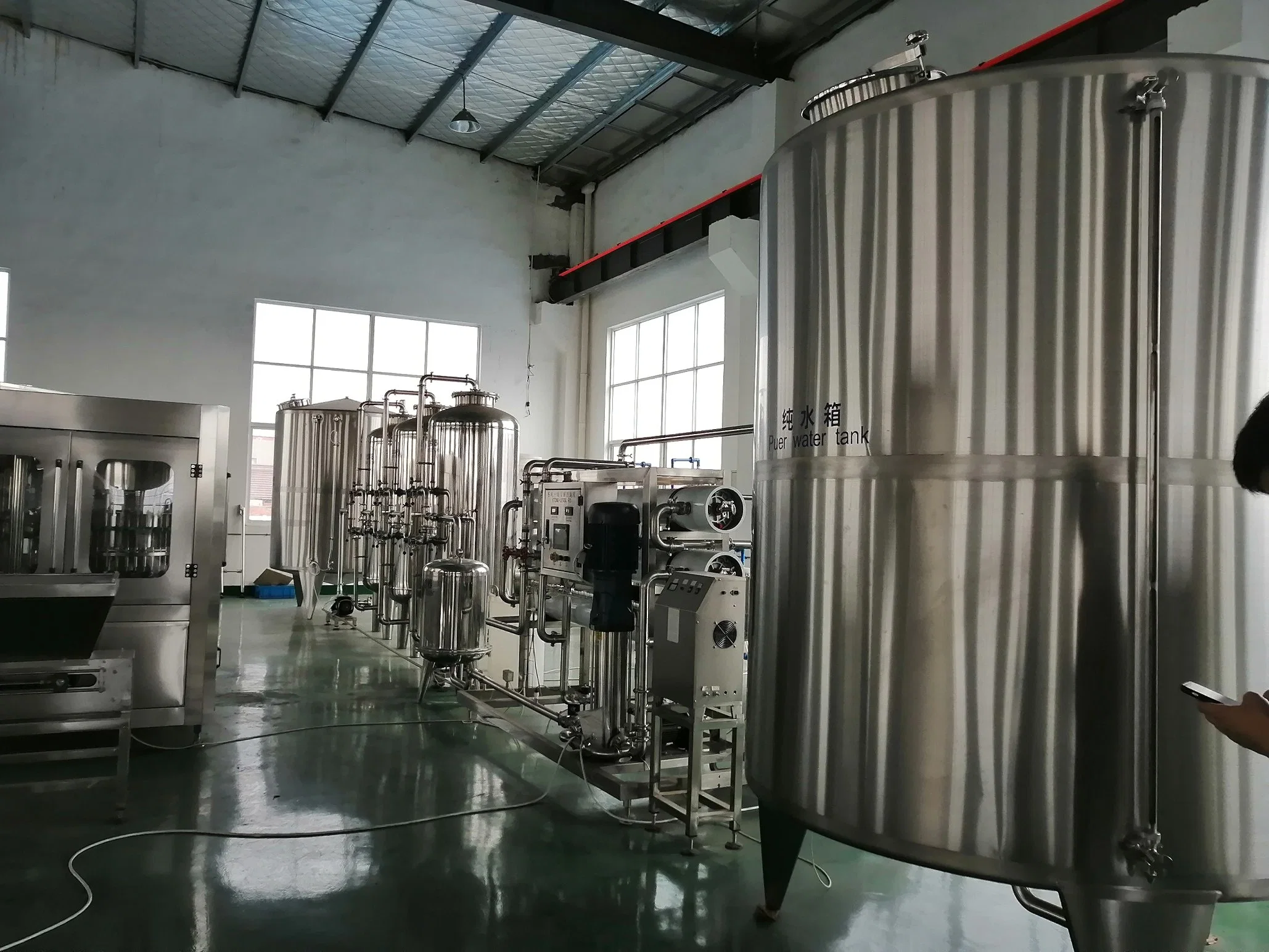 Pure Drinks Juice Beverages Water Treatment System Equipment