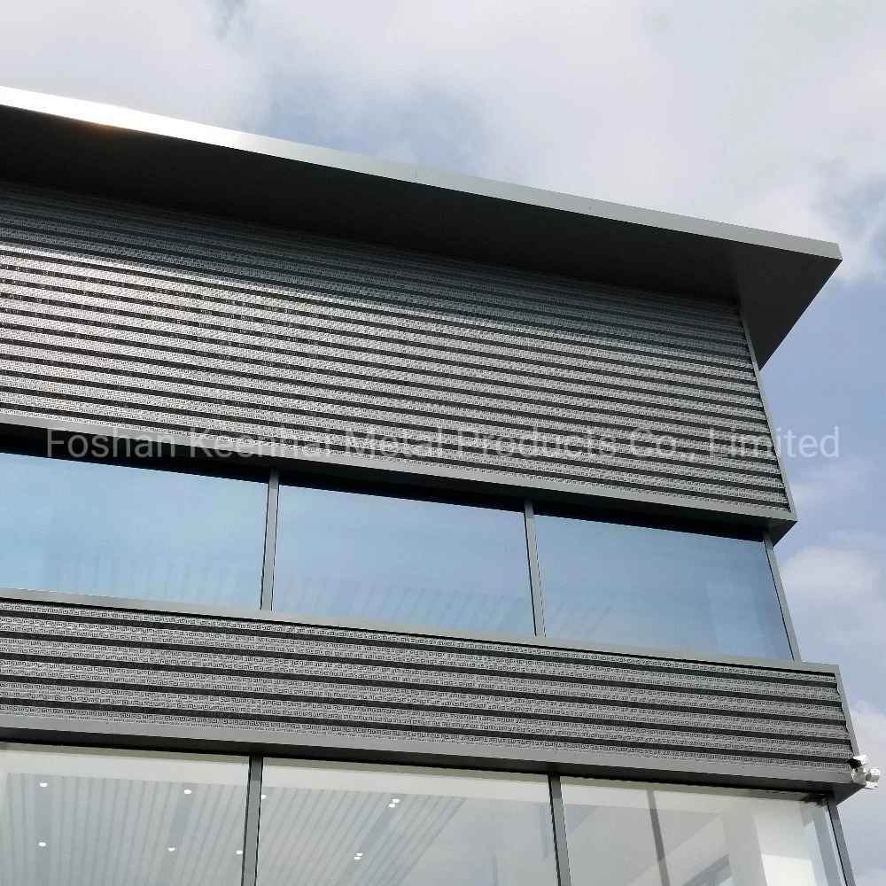 Exterior Decorative Materials Corrugated Aluminium Metal Wall Panel Curtain Wall Cladding