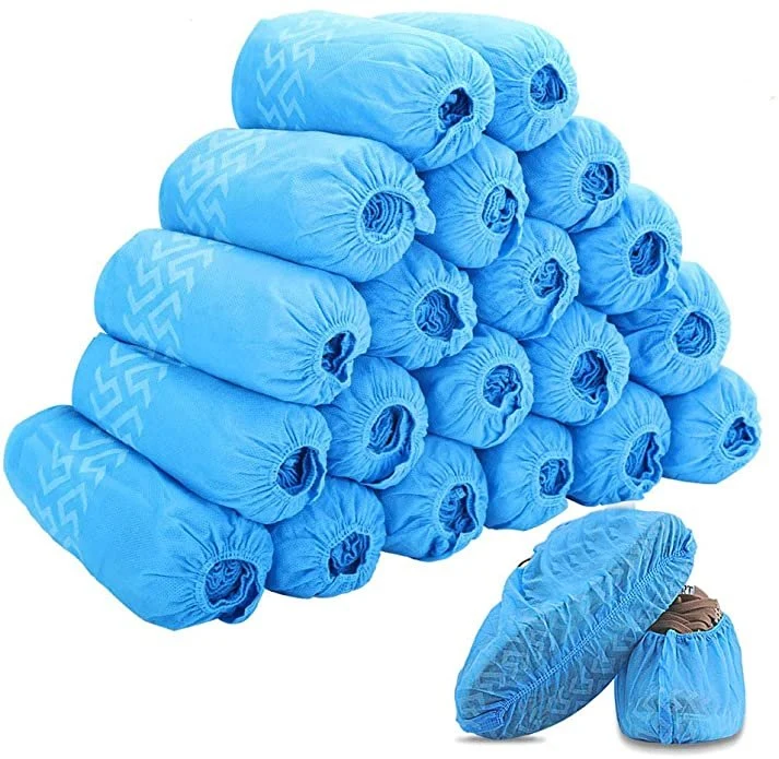 Hot Products Personal Protective Equipment Medical Suppliers SMS PP Nonwoven Non-Skid Shoe Cover Wholesale Water Shoes Covers