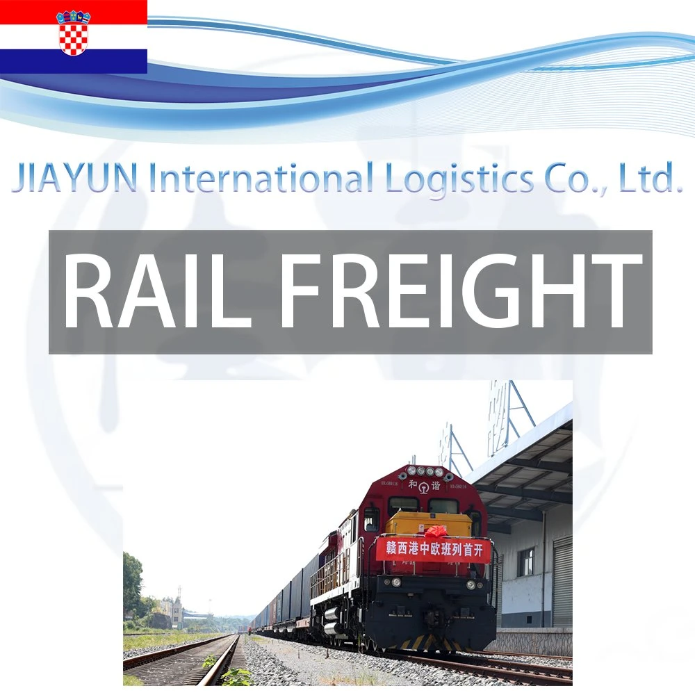 1688 Alibaba Forwarder Shipping Agent DDU DDP FCL LCL Shipping Rail Transport Railway Express Freight From China to Croatia Hr