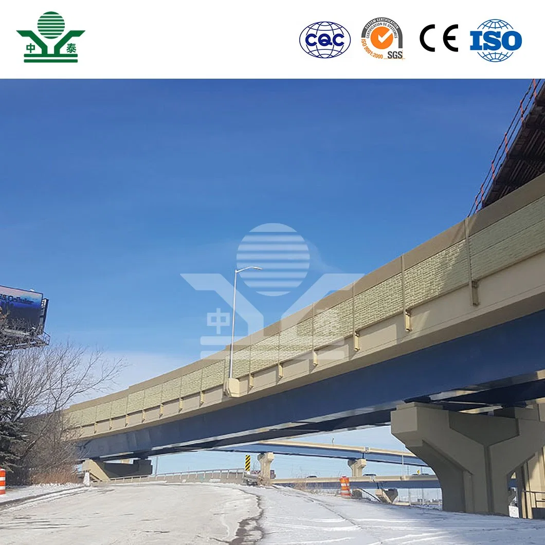 Zhongtai Sonic Barrier China Atacadistas Vapor Barrier para paredes exteriores Barreira de som Viaduct a cores cinzentas