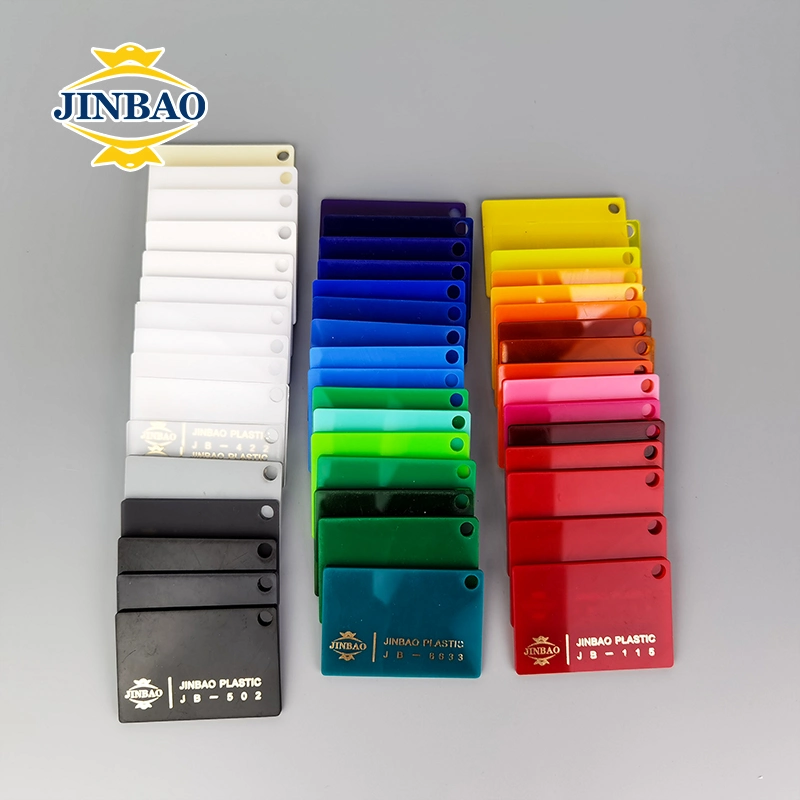 Jinbao 1220*2440mm Different Colors White Transparent Acrylic Sheet