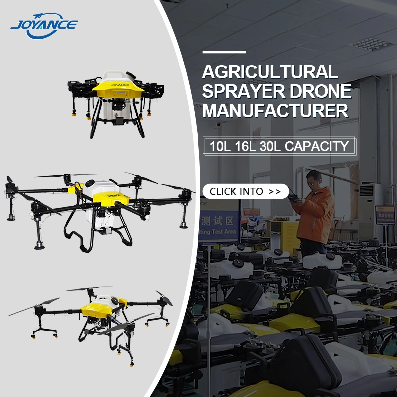 Pulvérisateur agricole Joyance Drone Chine Fabricant 10/16/30/40L Drone avec Professional Support technique