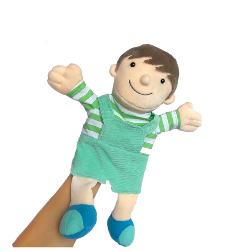 Wholesale/Supplier Factory Custom Cartoon Boy Hand Puppet Stuffed Plush Hand Puppet