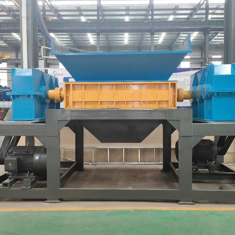 Double Shaft Industrial Shredder Wood Sofa Scrap Metal Wire Crushing Shredder Machine Sale