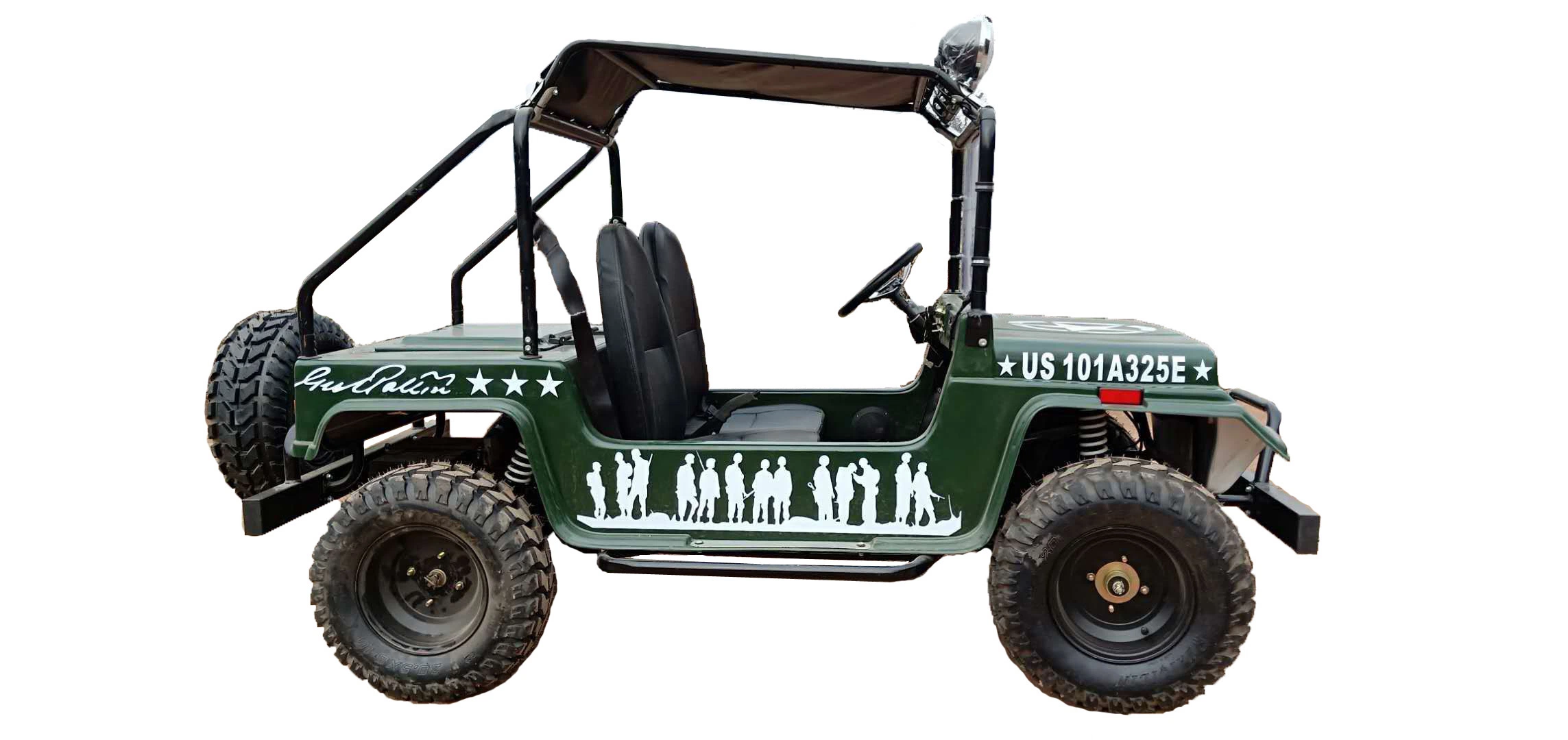 150cc Fully-Automatic with Reverse New Jeep Gasoline off Road Golf Cart