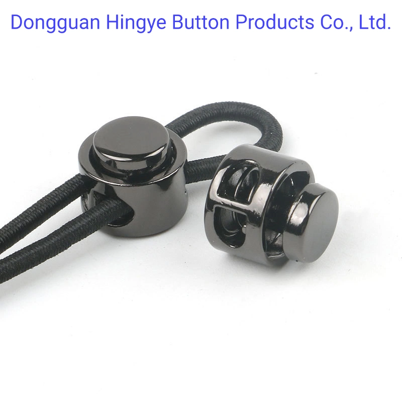 Rope Buckle End Press Metal Toggles Cord Lock End Stopper for Bag Garment and Shoes Accessory