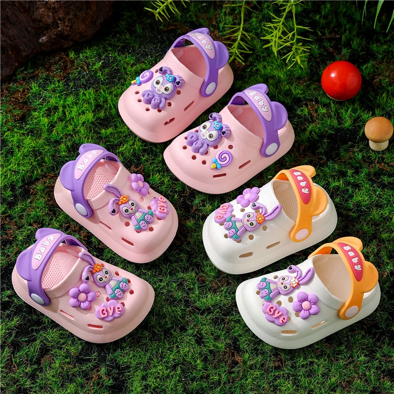 Baby Slippers Summer Girls Indoor Cute Little Children Non-Slip Girls Bathroom Slippers