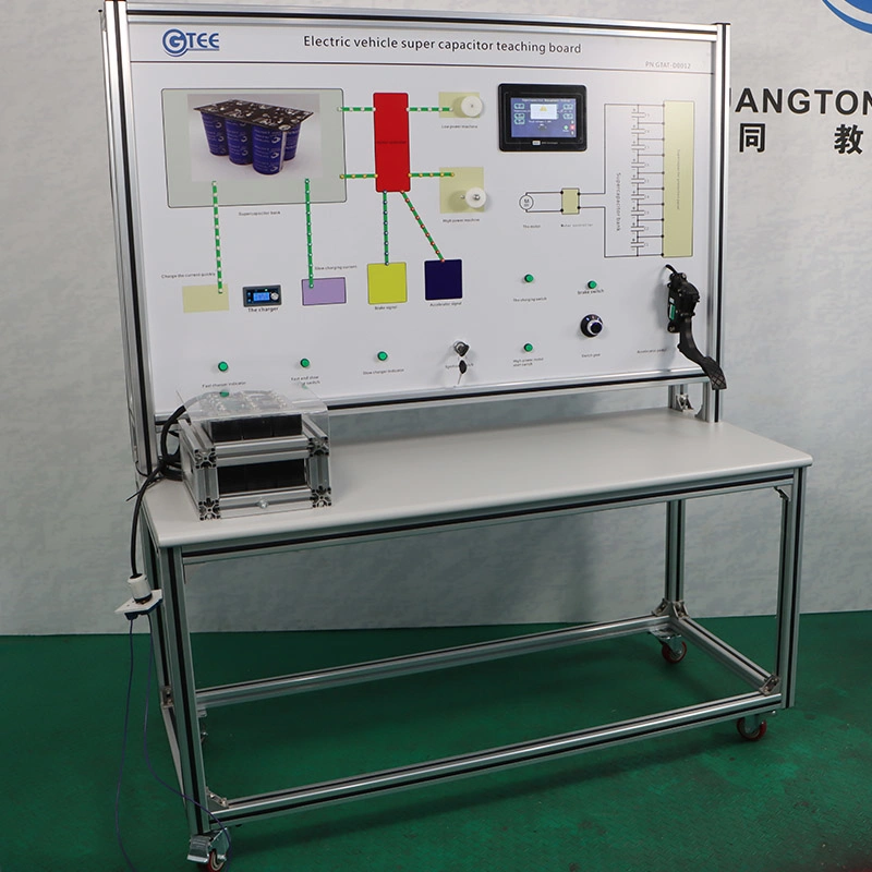 EV Trainer vehículo eléctrico Super capacitor Junta de Enseñanza Automoción formación Equipo de dispositivo para la escuela