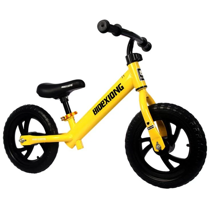 Bicicleta infantil por atacado de equilíbrio para bebês de 12 polegadas, bicicleta infantil leve para crianças pequenas com roda de EVA.