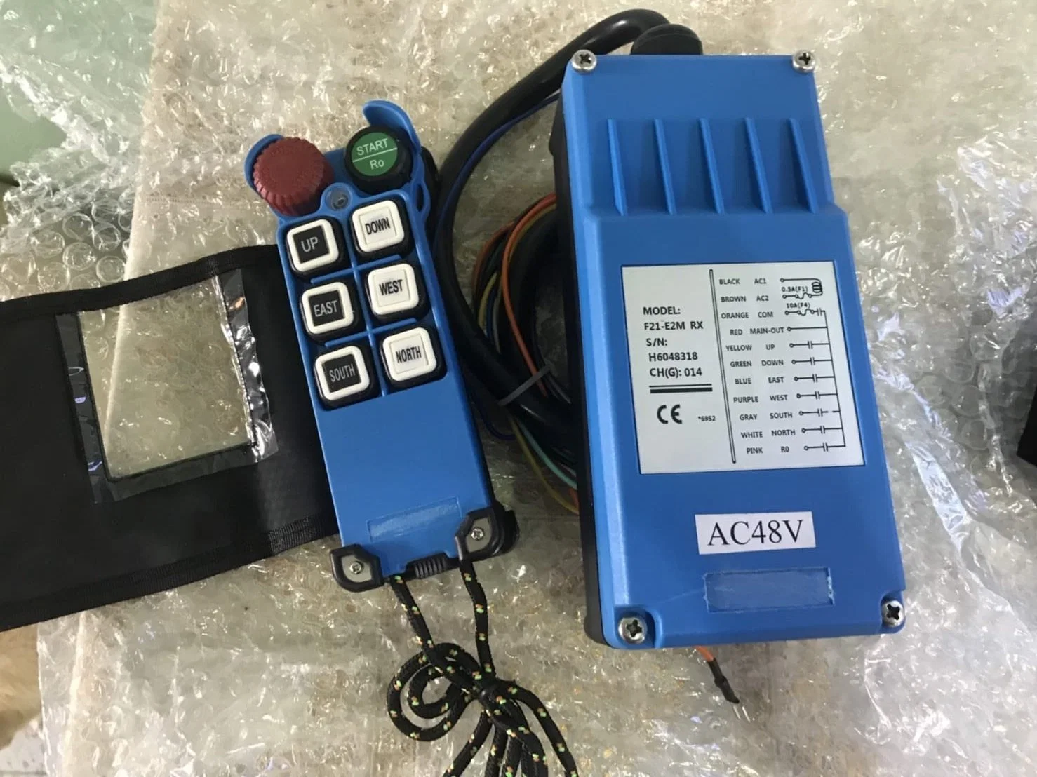 Industrial Digital Radio Remote Controller for Handheld Crane