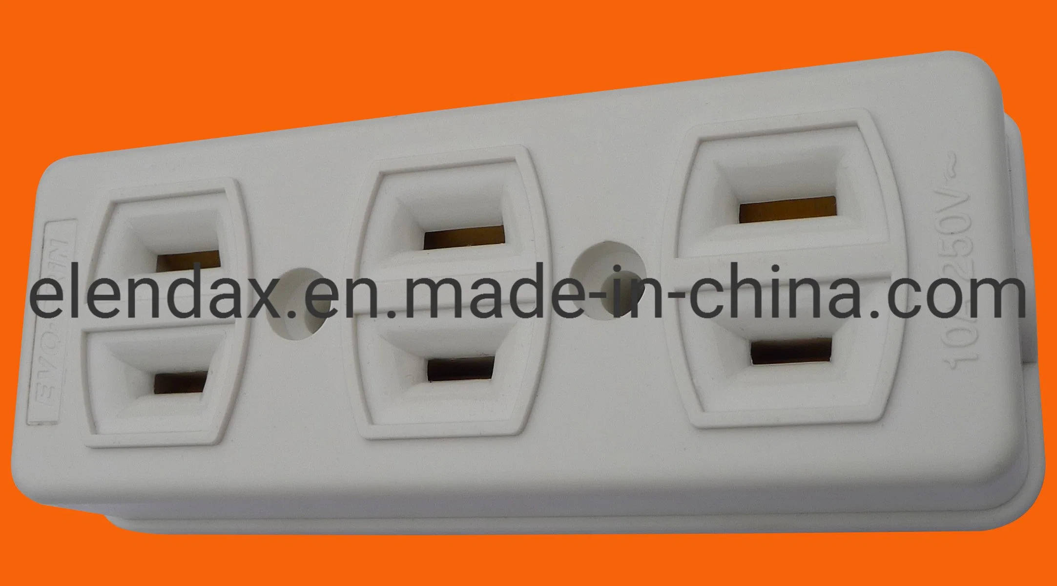 American Style Four Way Extension Socket