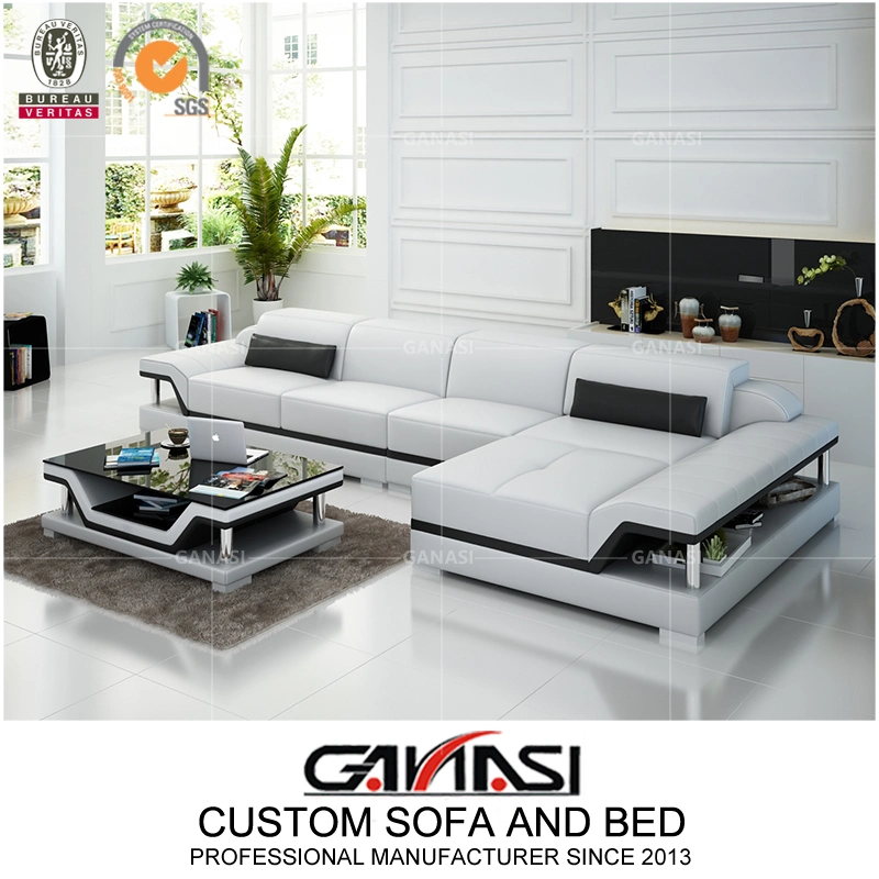 Updated Italian Contemporary Sofa Furniture with Chaise