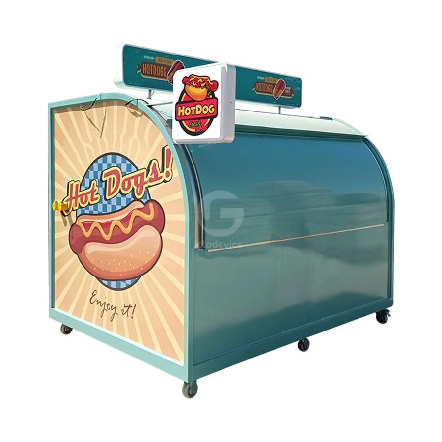 New Design Customized Mobile Food Carts Sale