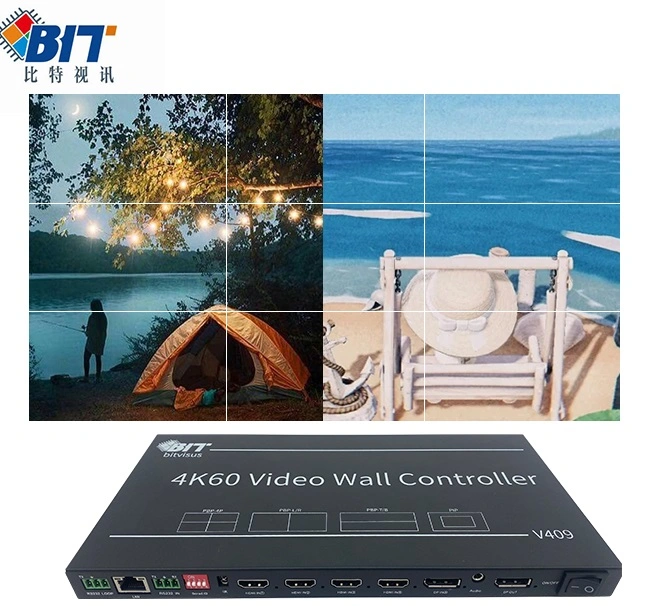 El producto más popular 4K/8K HDMI 2x3 2X6 Mezclador de vídeo de 4K Matrix 3X4 3X2 Controlador de la pared de vídeo