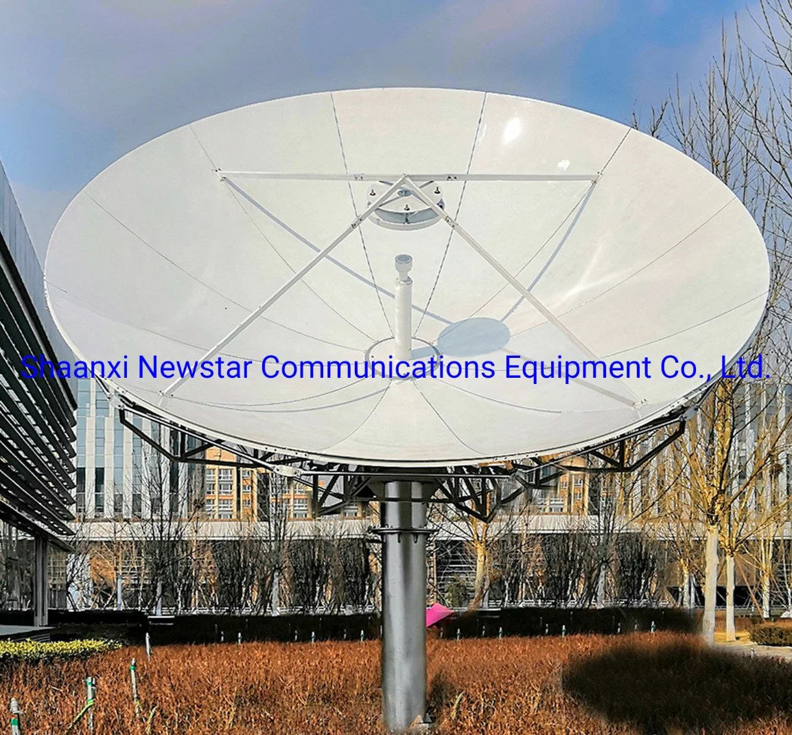 4.5m Manual Ring Focus Parabolic Satellite Earth Station Communication Antenna