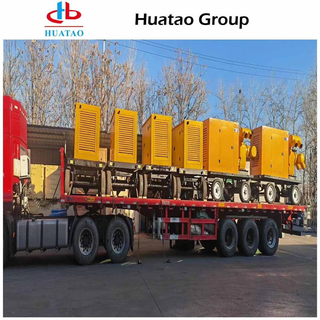 300m3/H Flow Diesel Engine Flood Control Pump Cart