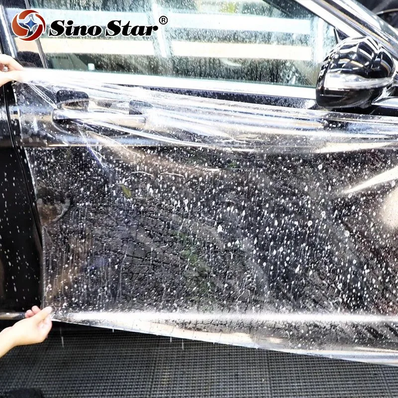 Sino Star Transparent Anti-Scratch Ppf 1.52*15m Self-Heating Repair with PU Material Car Body Protection Film Car Body Sticker