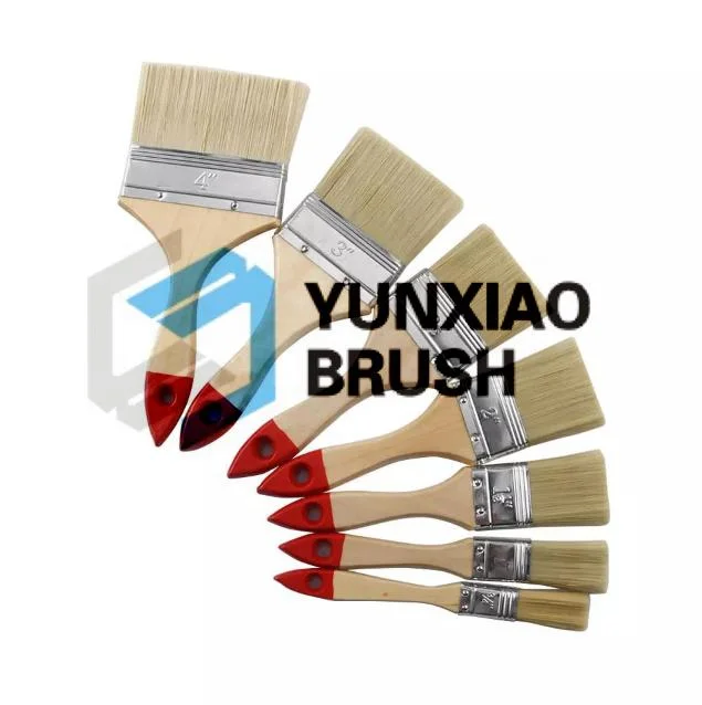 Economical Wooden Handle and Tapered Filament Manufacture Paint Brush>= 12000 Pieces