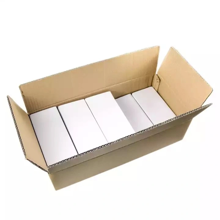 Blank White Plastic Smart PVC Chip Card Sle4442 Contact IC Card Inkjet Printable RFID Card CPU Card Java Card SIM Card Bank Card Visa Card Dual Interface