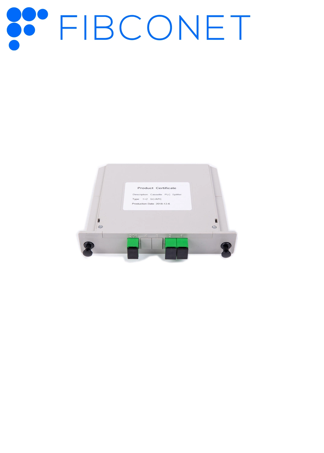 Sc/APC Connector 1*2 with Module Type PLC Splitter