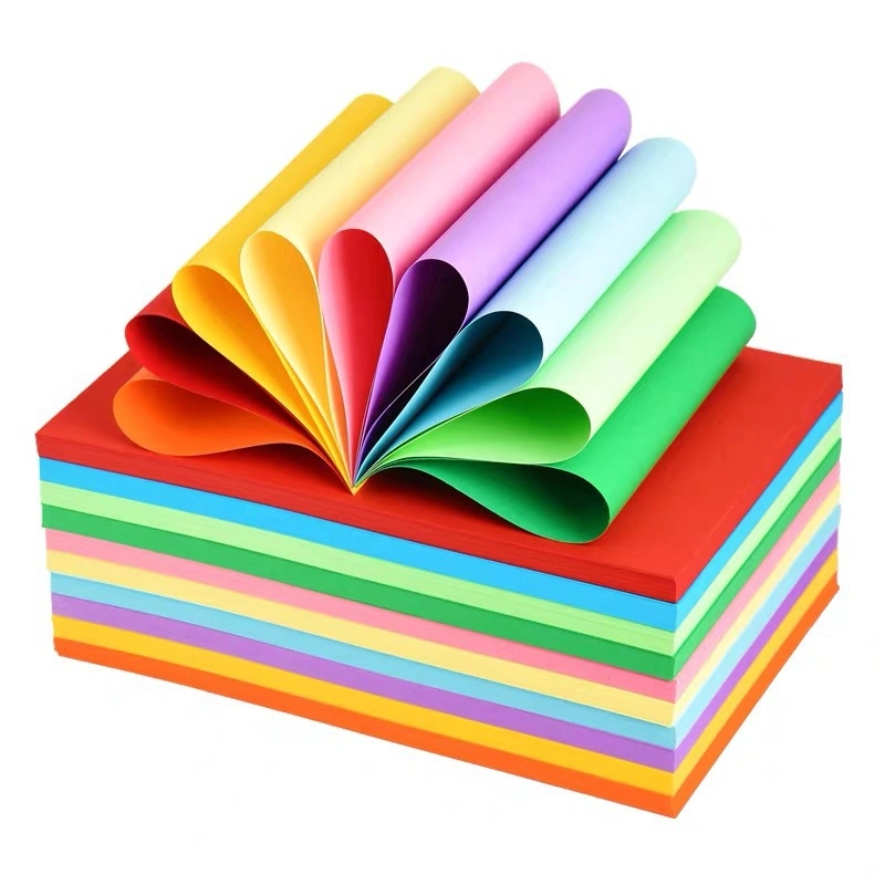 220gsm 8K 265 x 380 mm (10,4 x 15 pulgadas) Cartulina de colores múltiples para papel de color para copias de artesanía Papel papel de impresión 50 hojas/Bolsa-10 colores