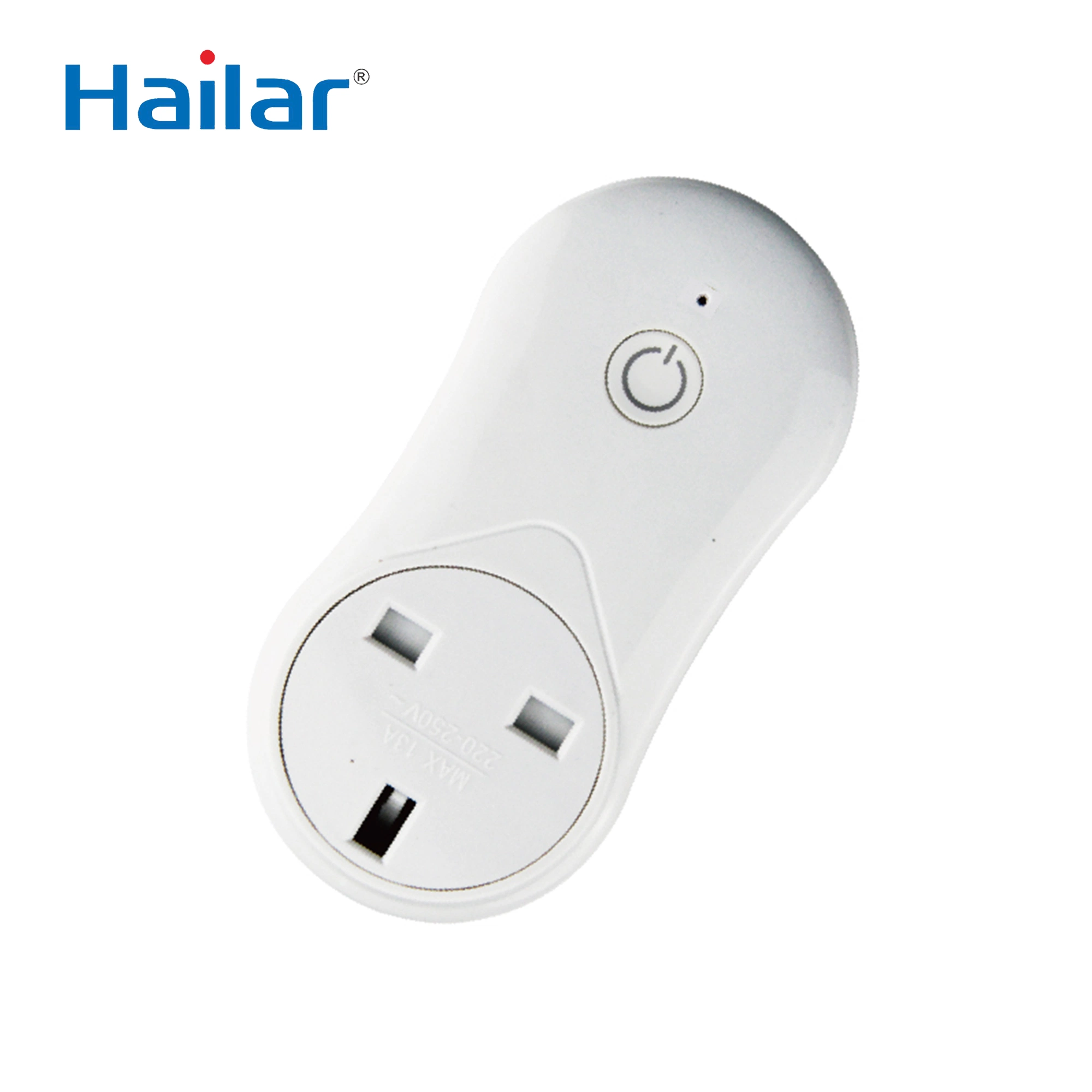 Hailar UK Standard Smart WiFi Plug with Switched Socket Support Smart Life APP with USB Outlet