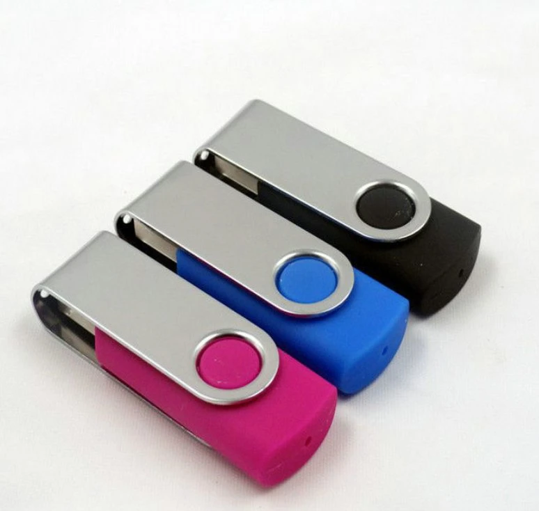 Logo personnalisé 2 en 1 Type-C rotation des périphériques de stockage de mémoire Clé USB