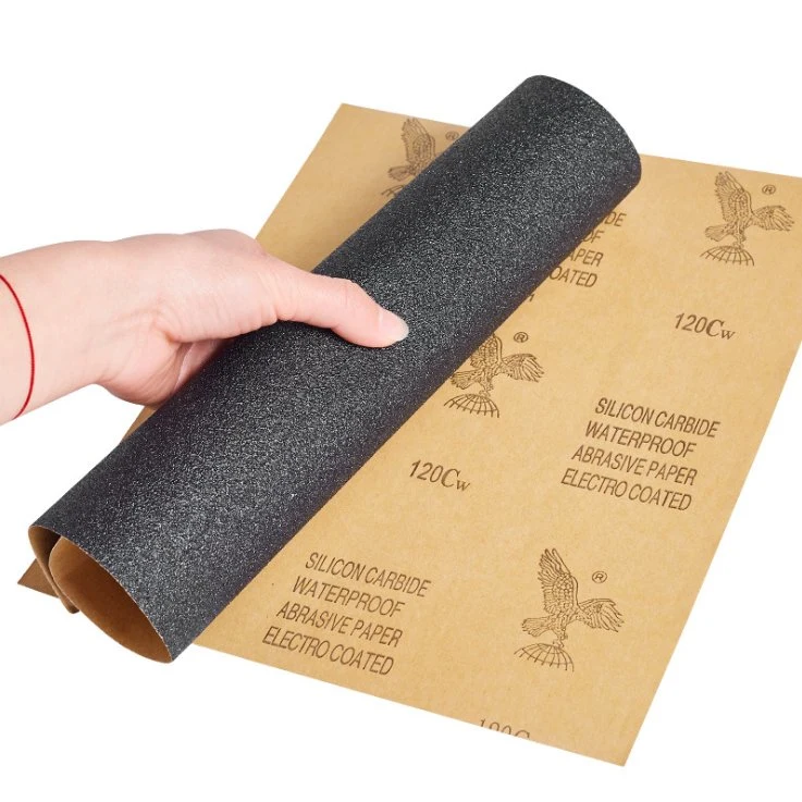 Wet and Dry Silicon Carbide Sandpaper Electro Coated Sanding Paper