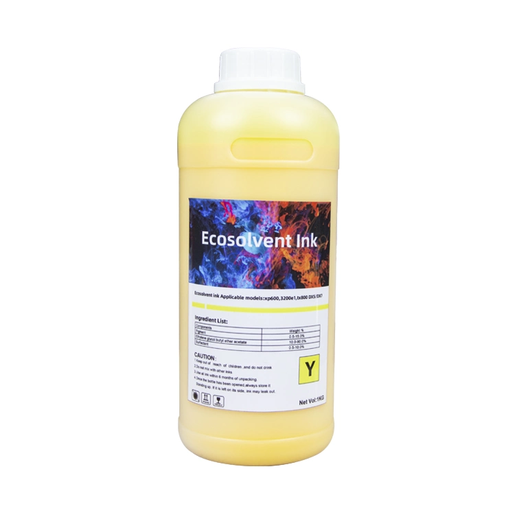 Eco Solvent Printing Ink for Dx5 XP600 I3200 Printheads Banner Printing Machine