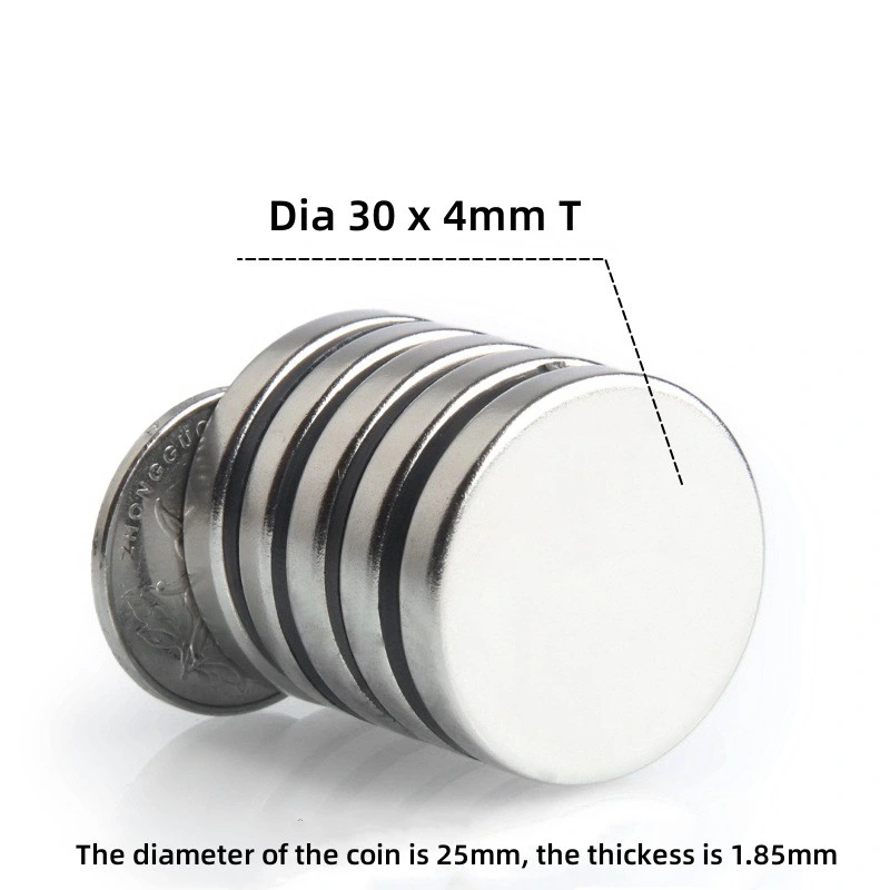 Round Shape D30X3mm H Thickness NdFeB Permanent Strong Disc Neodymium Magnet 30*3mm