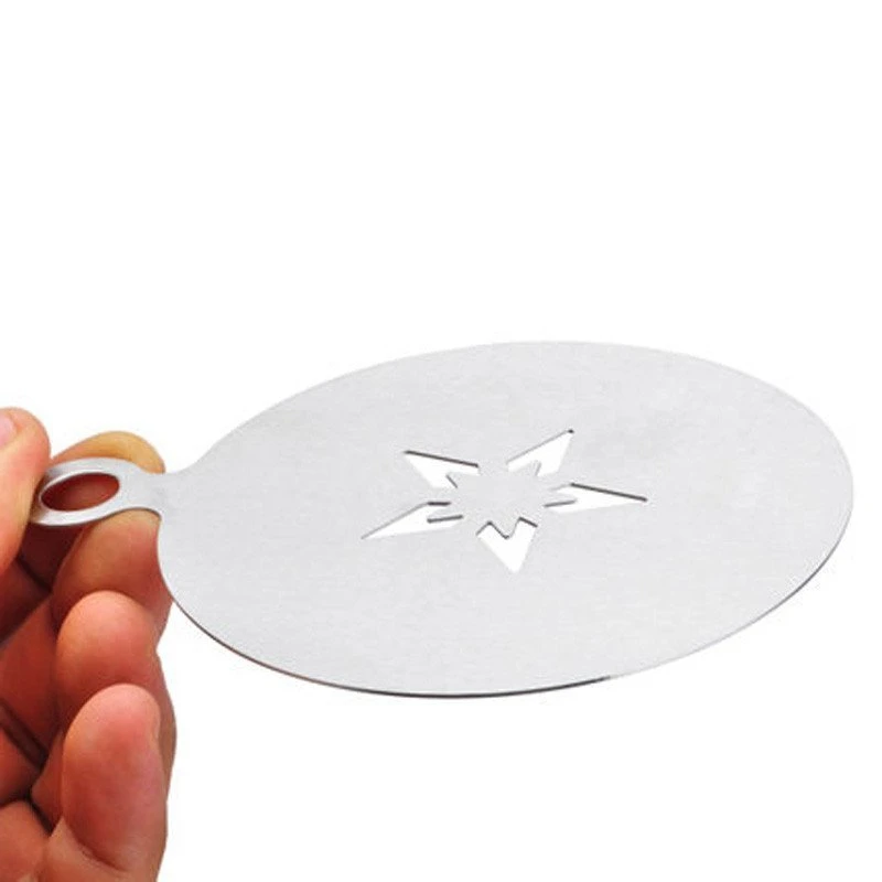 Good Quality Factory Directly Star Cappuccino Latte Mocha Espresso Coffee Stencil