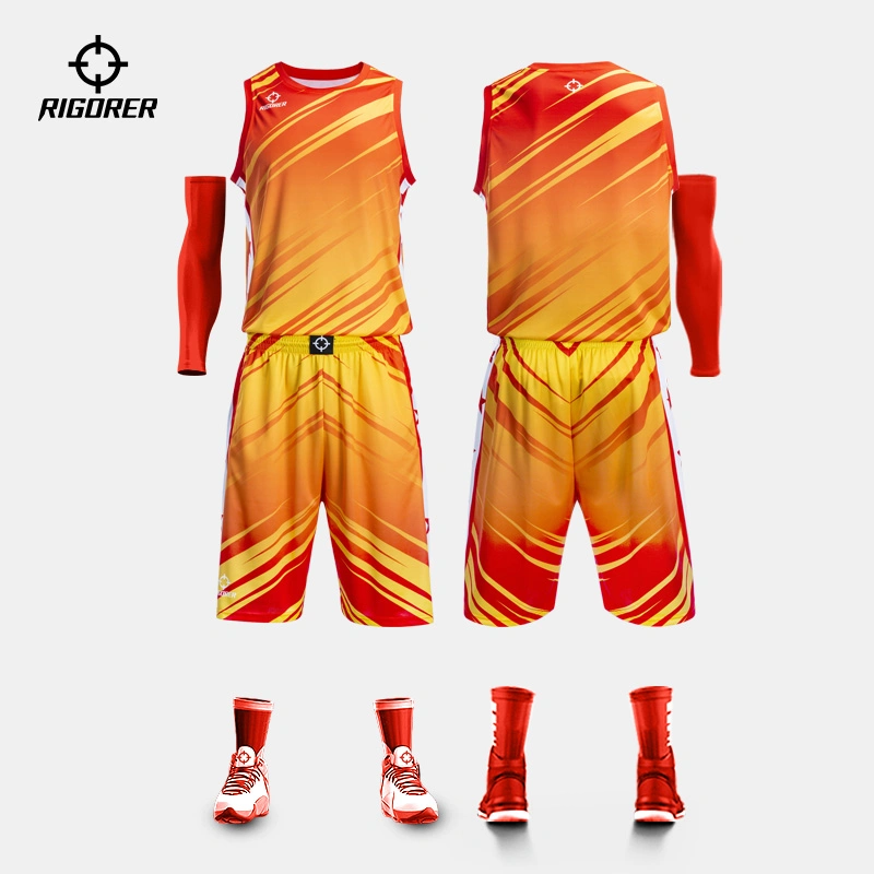 Customized Print Basketball Uniform Sublimation Basketball Jersey Short Sportswear