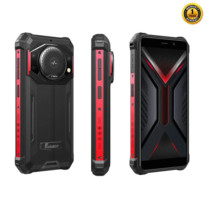 Fossibot Anti-Scratch Wasserdicht Android12 Rugged Smartphone Max 128GB 3,5W Lautsprecher 4G WiFi LTE