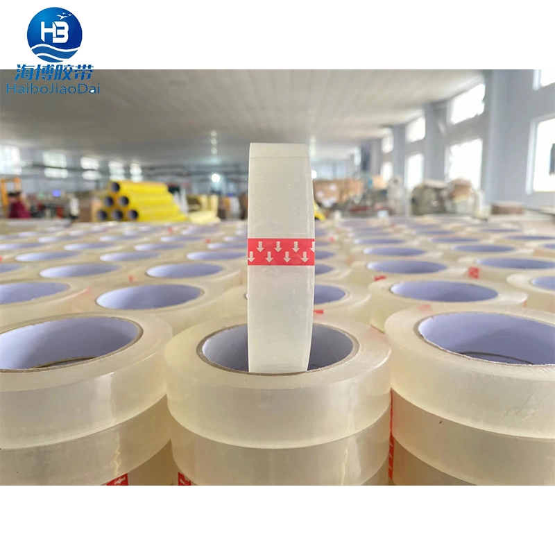 Strong Adhesive High Performance with Synthetic Rubber Resin Waterproof BOPP Clear Packing Adhesive Tape Price