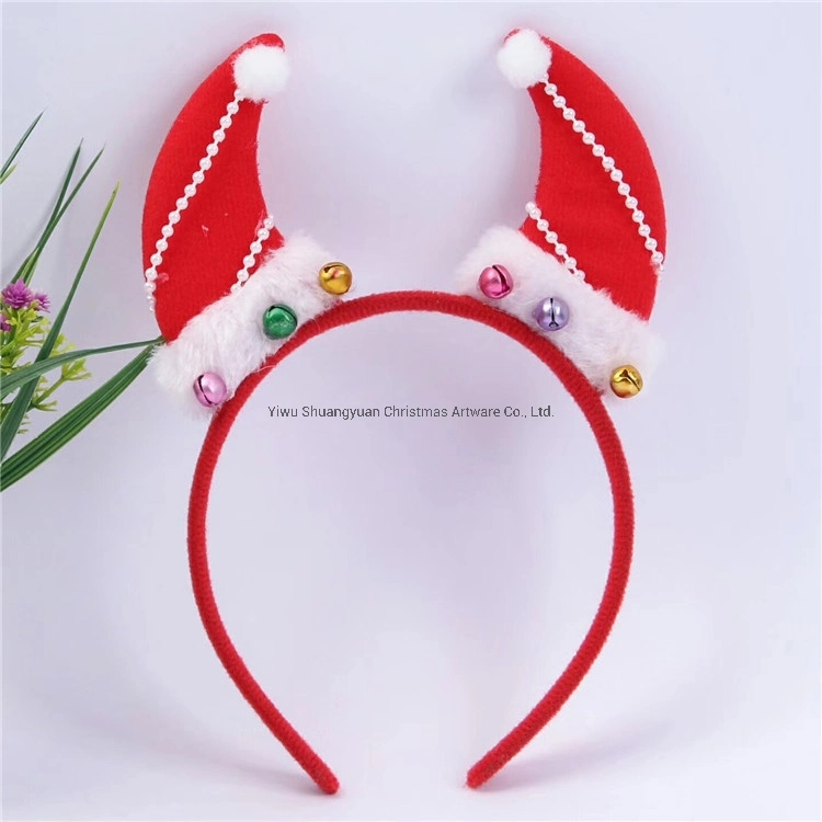 Headband Xmas Tree Pattern Christmas Head Hoop Boys Girls Hair Band for Children