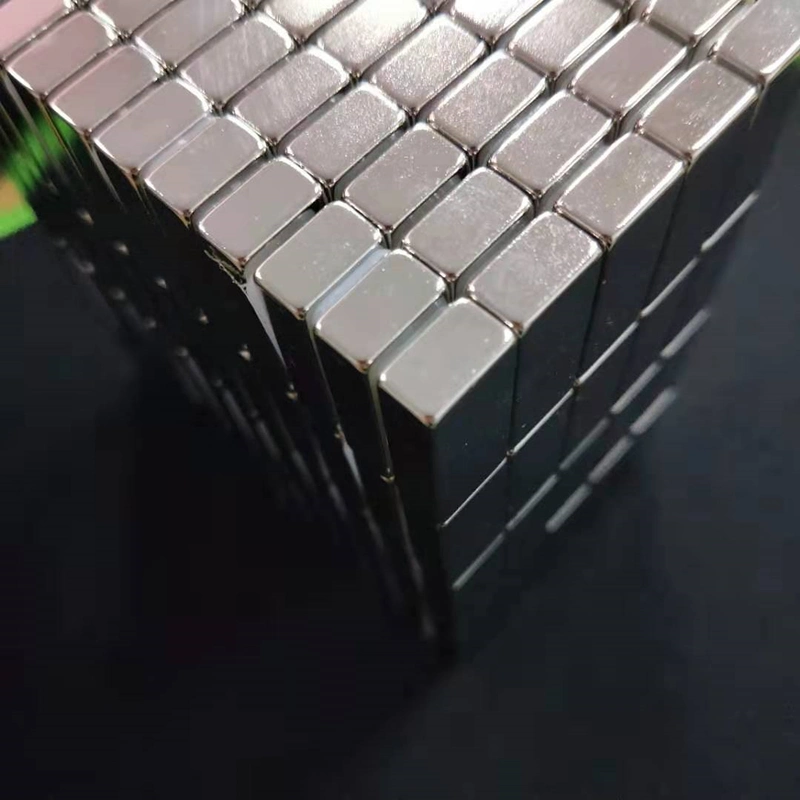 Block Magnet Super Strong NdFeB Square Block Magnet Rare Earth Magnet for Motor