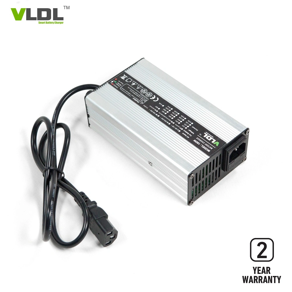 48V 2.5A Chargeur de batterie LiFePO4, Max 58.4V CC charge CV