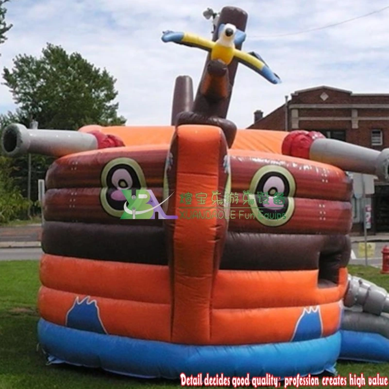 Pirate Combo Inflatable Bouncy Bouncer Party Outdoor Pirate Ship Inflatable Combo Bouncy Castle Slide