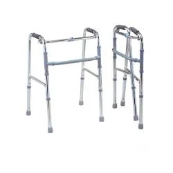 Económico plegable Manual ligero bastidor de pie Aluminium plegable Walkers