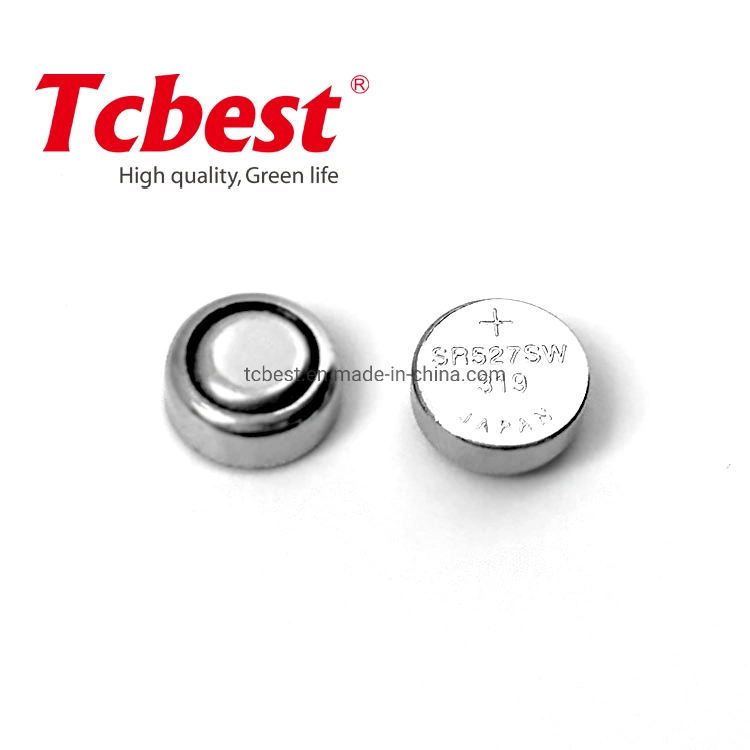 1.55V Silver Oxide Battery 319 Sr527 Battery Slvr Ox 1.55V Coin 5.88mm Sr527sw for Watch