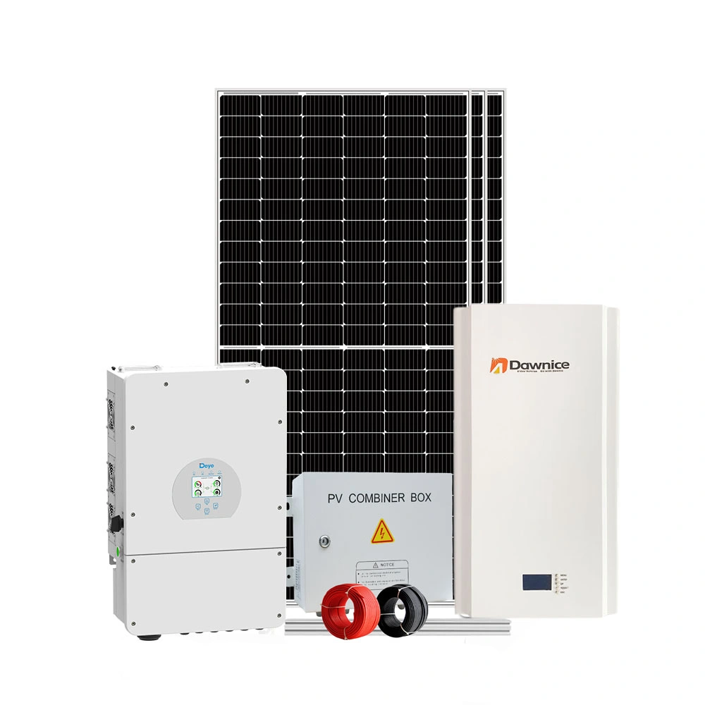 Three Phase Grid Tie Solar System 10kw Solar Inverter System Generator 380V Solar Power Energy System for Home