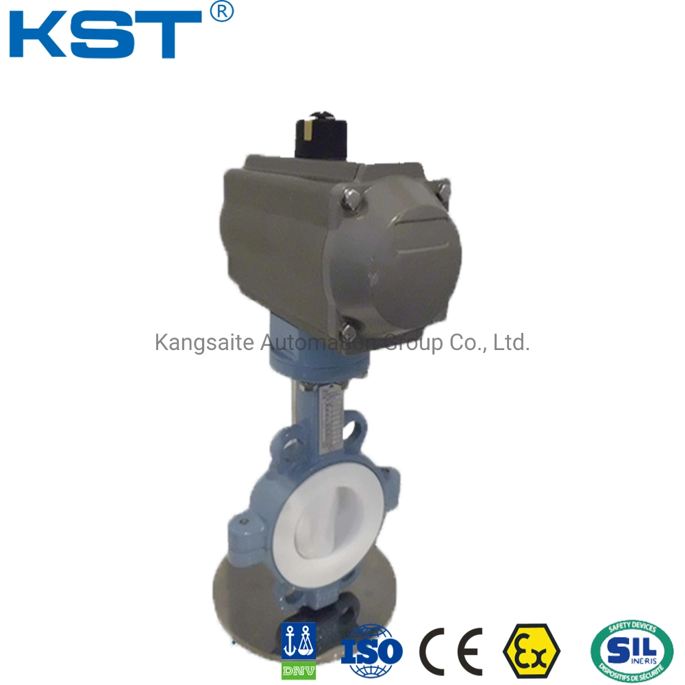 Low Pressure (Pn&lt; 1.6MPa) Industrial Usage Cast Iron EPDM Lined Butterfly Valve