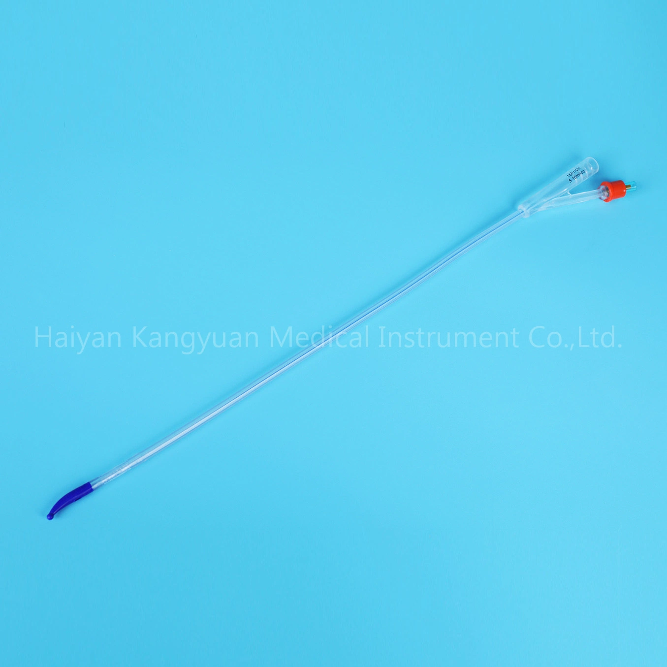 Integrated Flat Balloon Silicone Foley Catheter with Unibal Integral Balloon Technology Tiemann Tipped Urethral Use