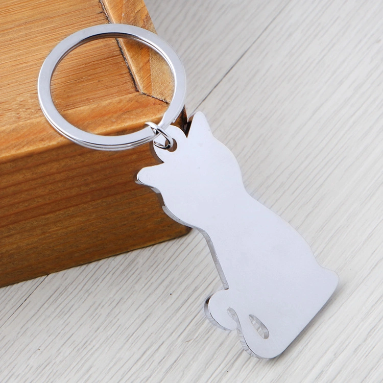 Hot Sale Creative Shape Keychain Laser Key Ring