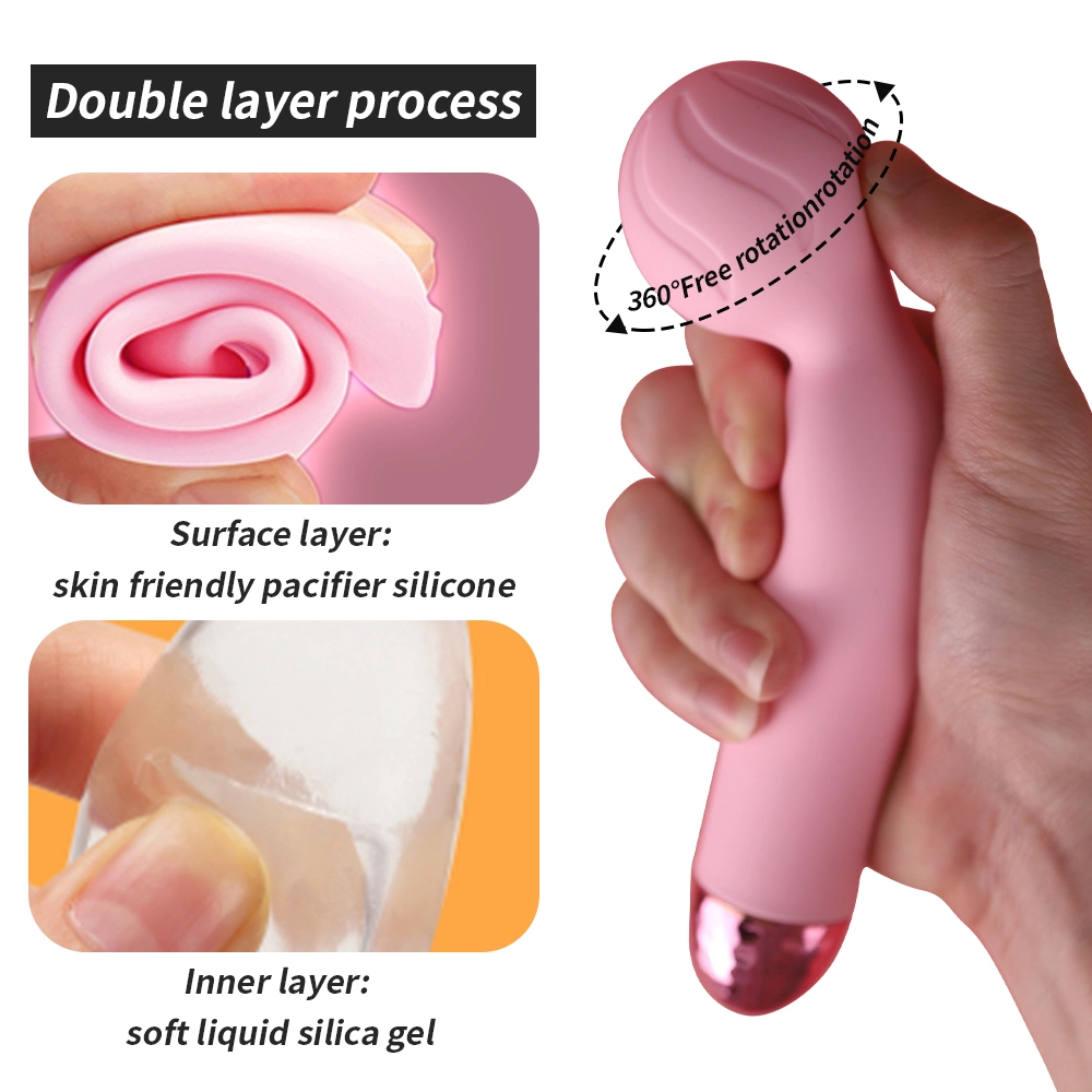 10 Speeds USB Rechargeable Magic Wand Massager AV Vibrator Clit Stimulation Squirt Vibe Sex Toys Sex Product