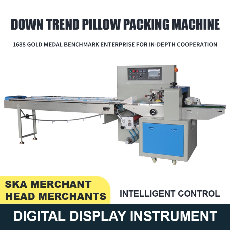 Automatic Flow Pillow Sugar Noddle Cookie Packing Machine