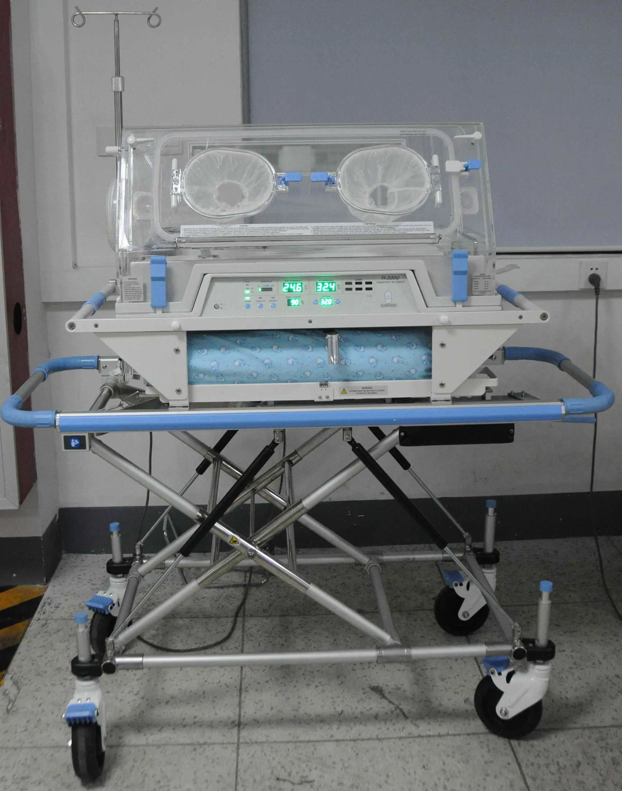 Trolley Emergency Ambulance Baby Infant Transport Incubator